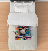 Accordion's Asleep in Aqua Comforter